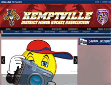 Tablet Screenshot of kemptvillehockey.com